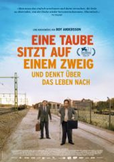 Filmplakat Eine Taube sitzt auf einem Zweig