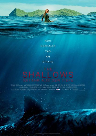 Filmplakat The Shallows - Gefahr aus der Tiefe