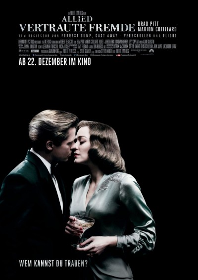 Filmplakat Allied - Vertraute Fremde