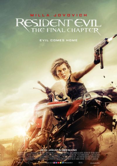 Filmplakat Resident Evil: The Final Chapter