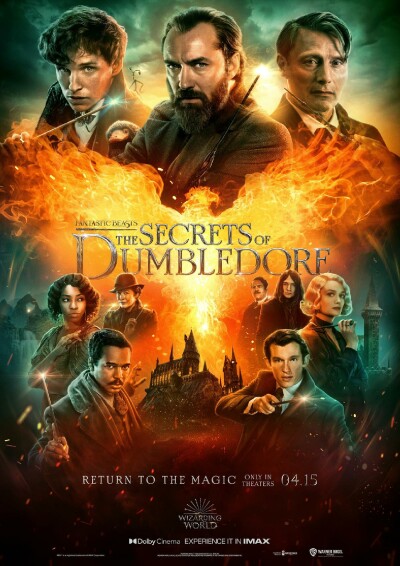 Filmplakat Fantastic Beasts: The Secrets of Dumbledore (OmU)